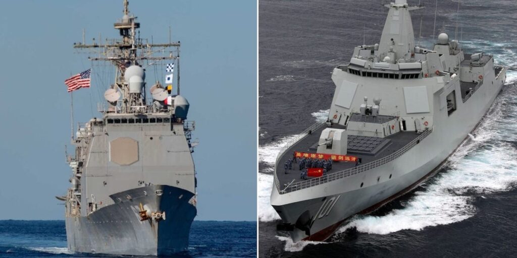 Chinese Vs. US Navy: How Ticonderoga-Class, Type 055 Destroyer Compare